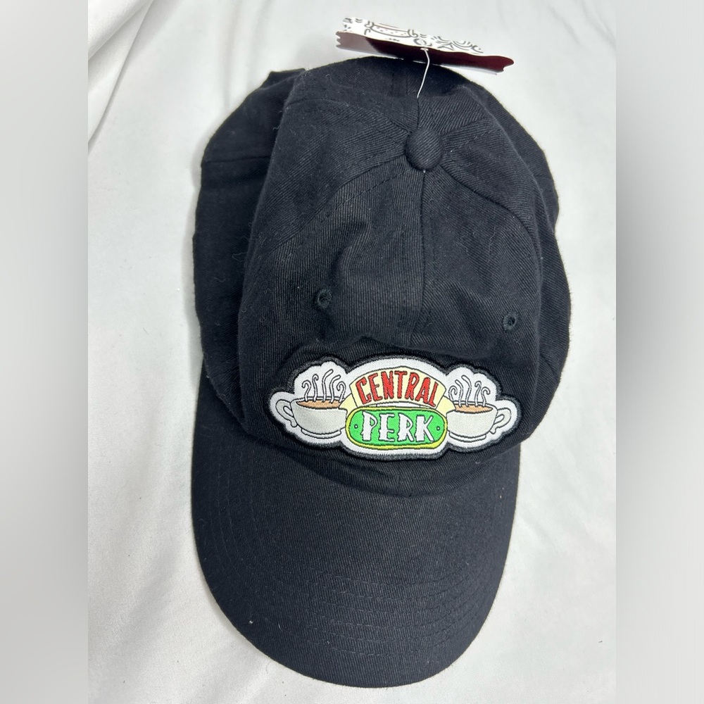 Friends Central Perk baseball Cap hat Dark Blue NWT New Strapback
